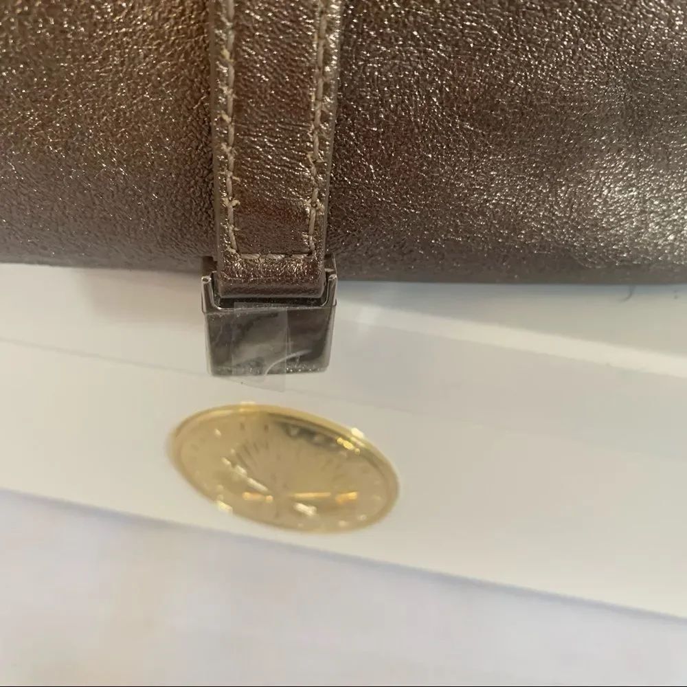 Tiffany & Co. Reversible Pewter Suede/Leather - Picture 7 of 12
